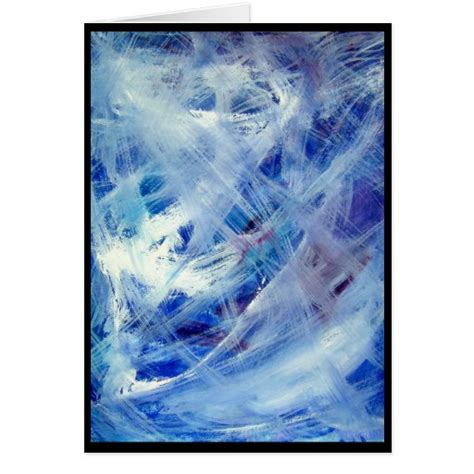 Happy Abstract Acrylic Art Painting Greeting Card Zazzle