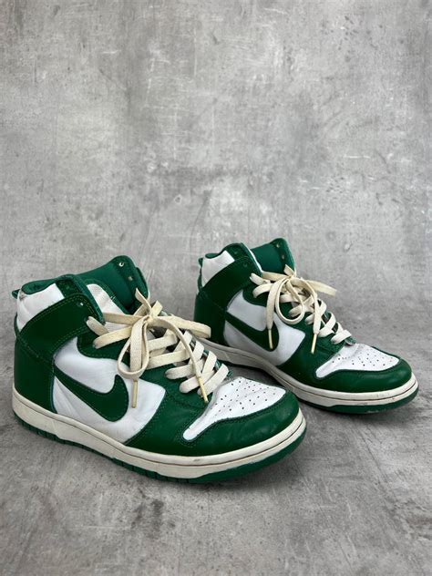 Nike 2003 Vintage Nike Dunk High Celtic Green Grailed