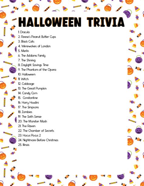 70 Halloween Trivia Questions And Answers Playfuns