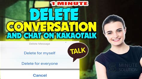 How To Delete Conversation And Chat On Kakaotalk 2023 Youtube