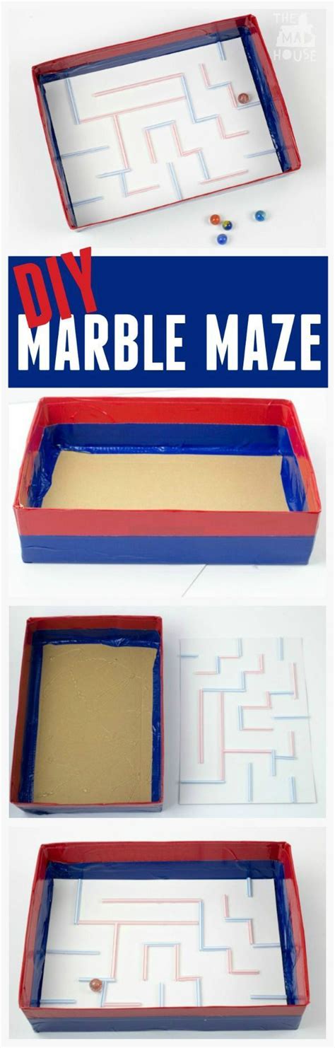 Diy Marble Maze Marble Maze Fun Activities For Kids Diy Marble