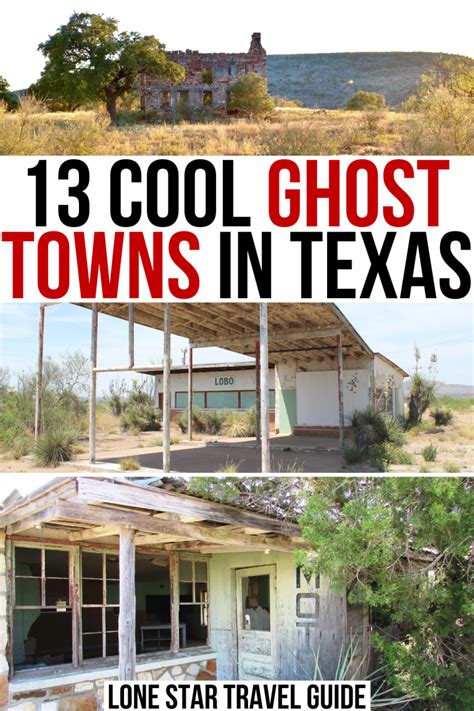 13 Mostly Abandoned Ghost Towns In Texas Map