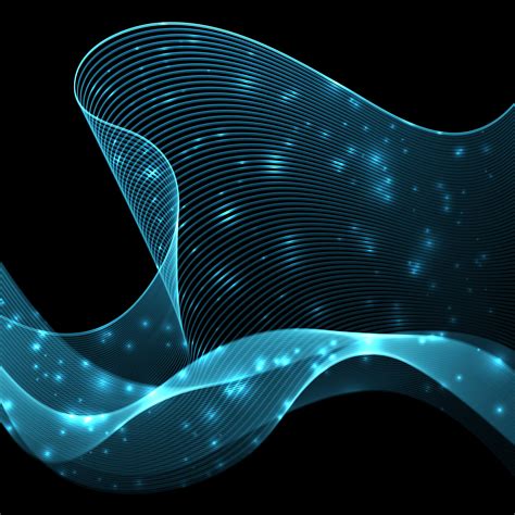 Abstract wave futuristic background blue - Download Free Vectors ...