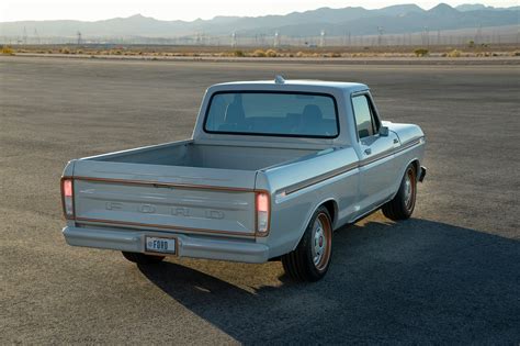 Ford F 100 Eluminator Concept Truck Uses Mach E Gt Performance Edition Battery Electric