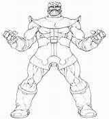 Thanos Poder Thundercats Coloringonly Dibujar sketch template