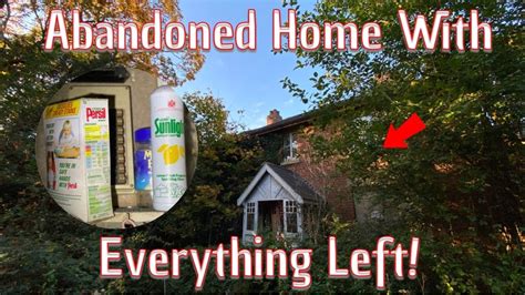 We Explore This Abandoned House With Everything Left Behind Youtube