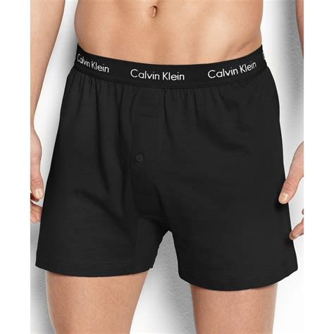 Calvin Klein Celebrity Basic Knit Boxer 3 Pack In Blue For Men Lyst