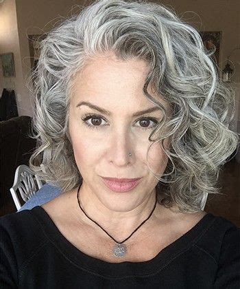 The Advice You Need To Embrace And Celebrate Gray Curls In Grey Curly Hair Curly Silver