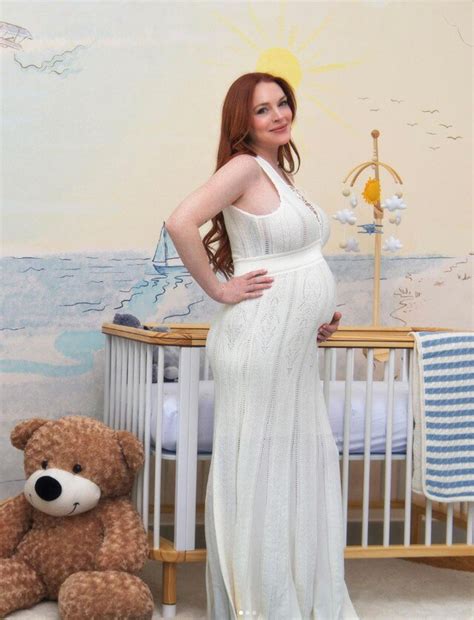 Lindsay Lohan Ya Empezó A Facturar Aprovechando Que Muy Pronto Será Mamá