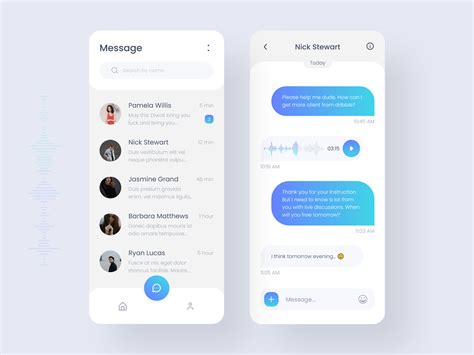 Messaging App Messaging App Messages App Design