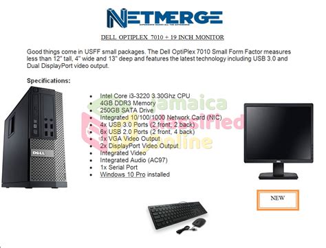 Features of dell 19 monitor | d1918h. DELL OPTIPLEX 7010 + 19 INCH MONITOR for sale in 1 ...