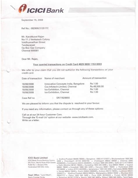 You may click this link for this: ICICI Credit Card Dispute Which I did not made-ICICI Bank ...