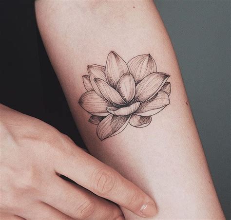 Black And White Lotus Flower Tattoo Meaning Lotus Flower Tattoo