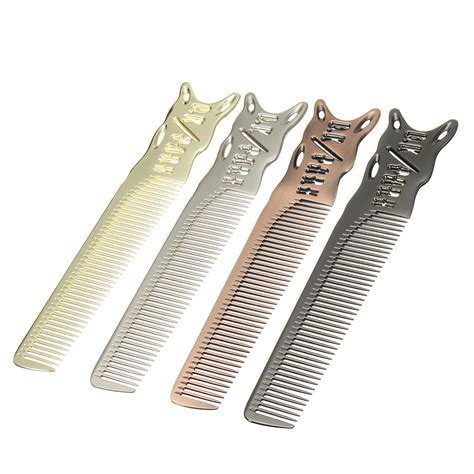Professional Cutting Hair Comb Space Aluminum Barbers Salon