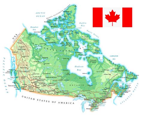 Karten Von Kanada Karten Von Kanada Zum Herunterladen Und Drucken