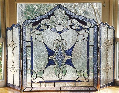 Pin By Maria Sanchez On Design Glass Fireplace Stained Glass Fireplace Screen Glass
