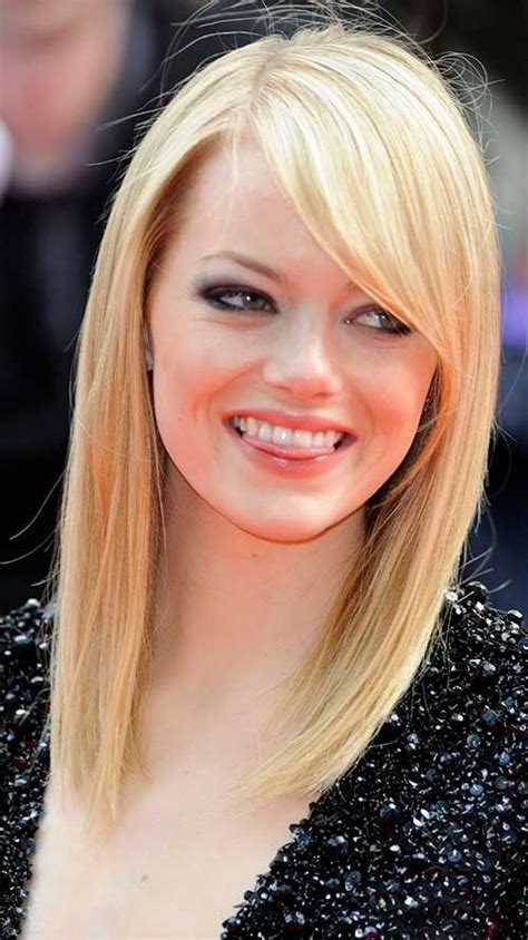 15 Latest Long Bob With Side Swept Bangs Bob Hairstyles 2018 Short