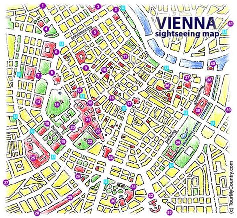 Vienna Austria Attractions Map Abbye Annissa