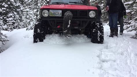 Benbow Trail 4 25 15 Deep Snow With 4 Toyotas Youtube