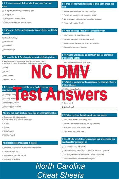 Dmv Drivers Manual Nc