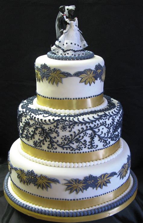 Tiered cakes adds that wow factor to the cake, making it a bit more fun and special for the event. Three - Tier Wedding Cake: Floral Design | Cake Studio ...