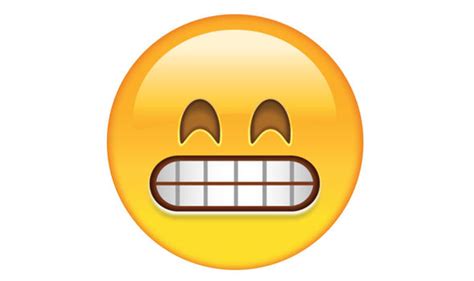 Some apple devices support animoji and memoji. You've been using the Grinning Face With Smiling Eyes ...