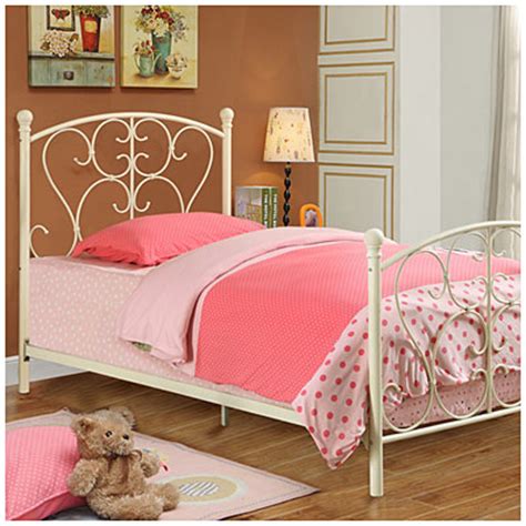 Boasting a traditional and classic style with its curved lines and scrolled metal work, it mixes easily with a wide range of furnishings and bedroom décor. Twin Scroll Metal Bed | Big Lots