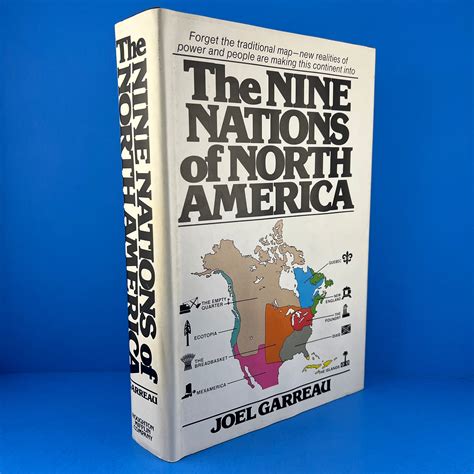The Nine Nations Of North America By Joel Garreau Very Good Hardcover First Edition