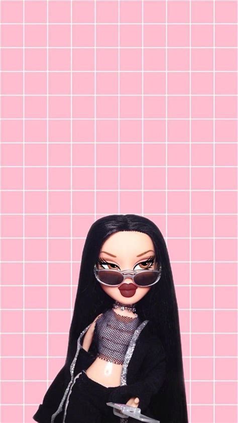 Aesthetic, anime art, pink, kawaii, kiss, love, one person. Bratz Aesthetic Wallpapers - Wallpaper Cave