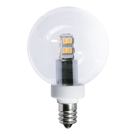 The frosted appearance provides a bright, energizing light similar to natural daylight. Bulbrite 770145 | LED/G16/E12 2.5 Watt LED G16 Globe Bulb ...
