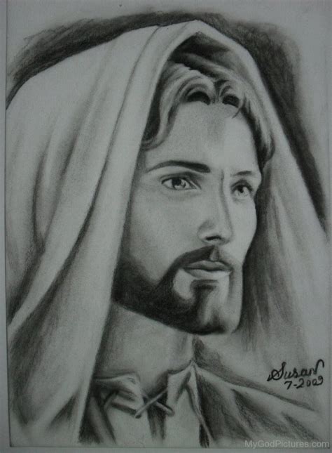 Jesus Christ Pencil Drawing At Explore Collection