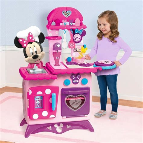 Maybe you would like to learn more about one of these? Minnie Mouse Kitchen Play Set Kids Girls Pretend Sounds ...
