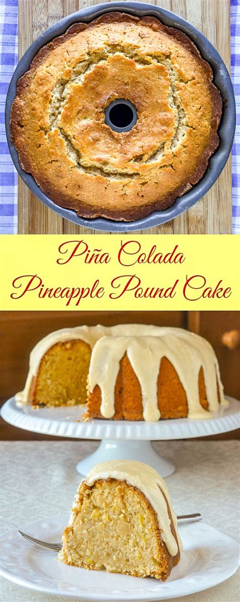 Pina Colada Pineapple Pound Cake With Rum And Butter Glaze