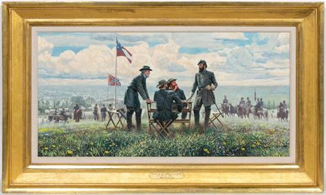 Sold Price Mort Kunstler Civil War Generals Oil On Canvas Invalid