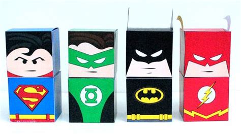 Free Printable Superheroes Cube Boxes And Other Free Clipart Winter