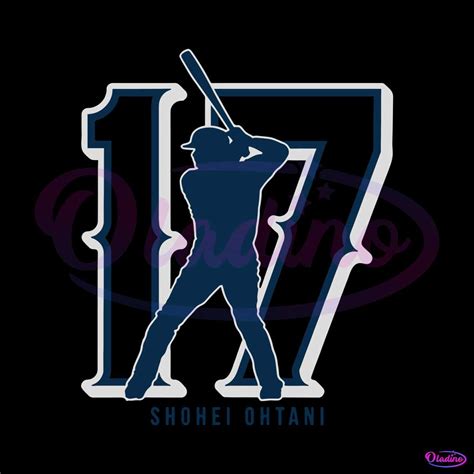 Shohei Ohtani 17 Svg Los Angeles Angels Player Svg Files