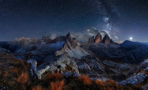 Milky Way Over Tre Cime Di Lavaredo Photograph By Tomas Sereda Fine