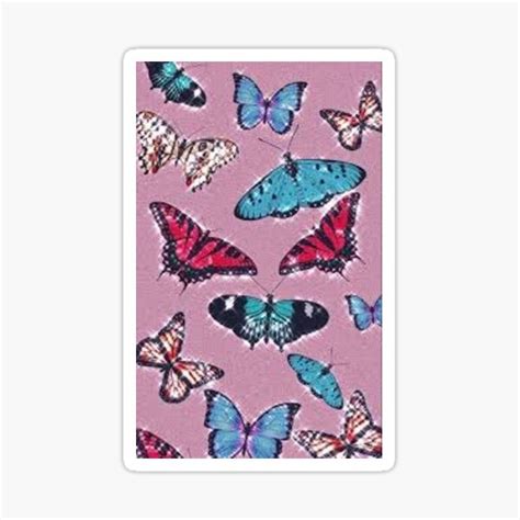 Butterfly Bling Sticker For Sale By Shelbypacc1313 Redbubble