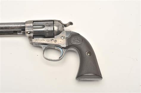 Colt Bisley Model Saa Revolver 3840 Caliber 55 Barrel Blued And