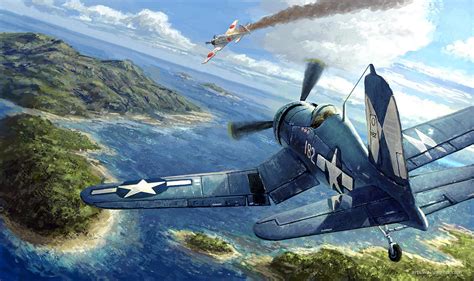 48 Ww2 Aviation Art Wallpaper On Wallpapersafari