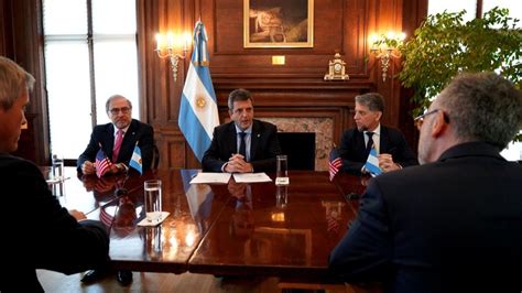 Sergio Massa Arrancó Agenda De Reuniones En Su Visita Oficial A Estados