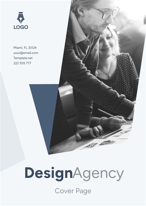 Design Agency Business Cover Page Template Edit Online Download Example Template Net