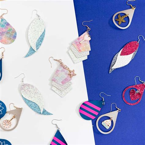 How To Make Earrings With Your Cricut Free SVG Templates Daydream