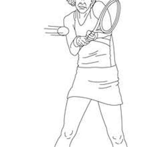 Coloriages tenniswoman à colorier fr hellokids com