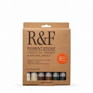 R F Pigment Stick Set 38ml Earth Tones Set 6 Colours Oil Sets