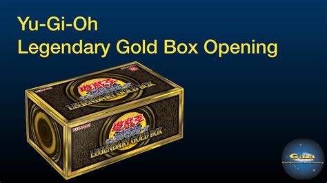Gold playing cards two deck in wooden box mtg premium pu leather card storage box magic case yugioh gold. Yu-Gi-Oh Legendary Gold Box Opening - YouTube