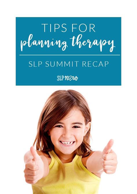 Slp Summit Recap Practical Therapy Planning Tips Speech Therapy