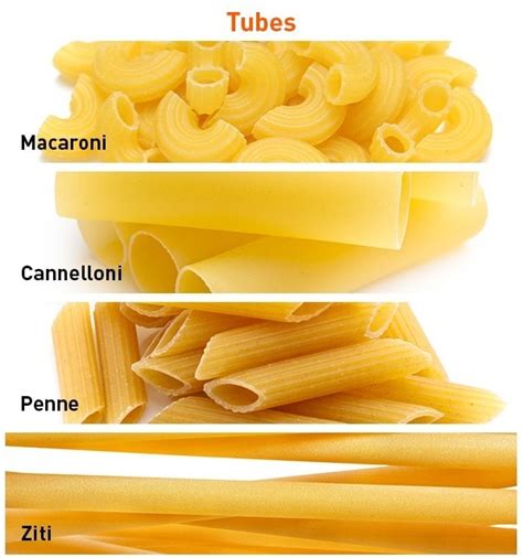 Know Your Pasta Shapes Unilever Food Solutions