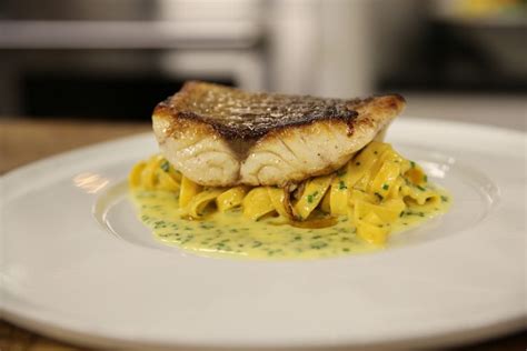 Seabass With Tagliatelle And Beurre Blanc James Martin Chef