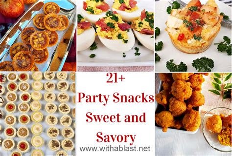 Party Snacks Sweet And Savory